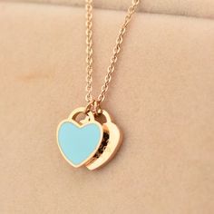 Women's 18K Rose Gold Love Heart Necklace for Girlfriend Necklaces For Girlfriend, Magical Pendant, Swallow Necklace, Golden Jewellery, Heart Pendent, Symbol Of Freedom, Tiffany Diamond, Holiday Necklace, Rose Heart