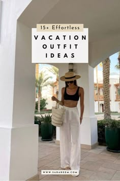 Looking for effortless vacation outfits to wear on your next trip? You need to see these chic and comfortable outfit ideas that perfectly blend style and ease for your getaway. Cute summer vacation outfit ideas for 2024. Whether for a tropical destination, beach day, Mexico, Miami, Greece, or Italy. Simple Holiday Outfits Summer, Beach Outfits For Moms, Beach Outfit Over 40, Vacation Outfits Aruba, Beach Vacation Outfits 2025, 2025 Vacation Outfits, Jetski Outfit Women, Mexico All Inclusive Outfits, Classy Resort Outfits