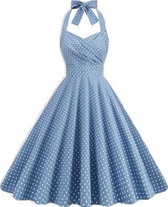 Polka Dot Dresses For Retro-themed Events, Fitted Vintage Dress For Retro-themed Summer Events, Spring Vintage Pinup Dresses, Spring Pinup Dress For Vintage Fashion, Spring Rockabilly A-line Vintage Dress, Spring Retro-themed Pinup Dresses, Spring Pinup Dress For Retro-themed Events, Spring A-line Rockabilly Dress, Spring Rockabilly A-line Dress