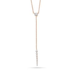 This awe-inspiring necklace features a floating lab created diamond pear and two graduated lab created diamond bars. It's the subtle statement your look needs. Color: DEF Clarity: SI1-SI2 Stone(s): Lab Created Diamonds Total Carat Weight: 0.827 Adjustable Cable Chain (16”-18” in length) and Lobster Clasp Closure White Gold Lariat Diamond Necklace, Formal Lariat Diamond Necklace In Fine Jewelry Style, Formal Lariat Diamond Necklace Fine Jewelry, Formal Lariat Diamond Necklace, Formal Fine Jewelry Lariat Necklace With Pendant, Classic Lariat Necklace With 17 Jewels For Formal Occasions, Formal Fine Jewelry Lariat Pendant Necklace, Classic Formal Lariat Necklace With 17 Jewels, Formal Lariat Necklace With Clavicle Chain In Fine Jewelry