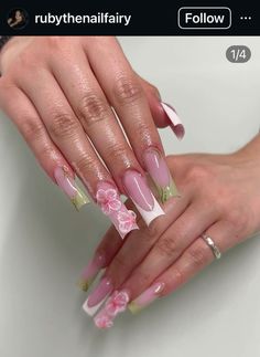 Forever Roses, White Bedroom Decor, Nails Coffin Short, Flower Nail Designs, Forever Rose, Floral Nail Art, Long Acrylic Nails Coffin