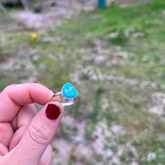 This piece of turquoise is vibrant and beautiful! Set simply to keep the focus on the stone, on a half round sterling silver band, this ring fits a size 6.75. Ready to ship and handmade by Danielle Benton in Wellfleet, MA. Adjustable Turquoise Ring In Sterling Silver For Healing, Healing Sterling Silver Turquoise Ring, Sterling Silver Turquoise Ring For Healing With Natural Stones, Handmade Sterling Silver Turquoise Ring For Healing, Turquoise Sterling Silver Opal Ring Gift, Turquoise Opal Ring In Sterling Silver For Gift, Sterling Silver Turquoise Ring For Healing, Unique Larimar Turquoise Ring As Gift, Turquoise Cabochon Opal Ring For Gift