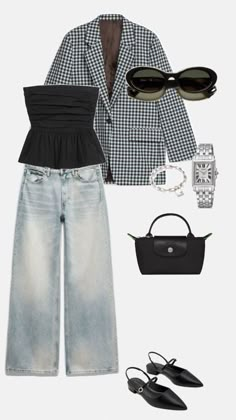 Summer Office Outfits, Classy Yet Trendy, My Style Outfits, Fits Ideas, Fits Aesthetic, Spring Fashion Outfits, Casual Chic Outfit, Women's Wear, Basic Outfits