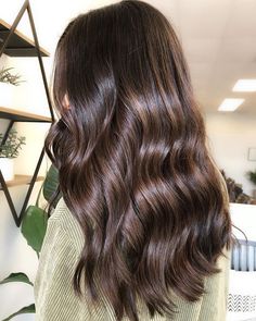 Brunette Fringe, Global Hair Color, Hairstyles List, Mocha Hair, Brown Balayage, Brown Hair Balayage, Trendy Hair Color, Haircut And Color