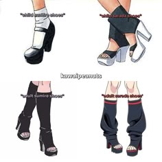 don't reposttt!!!! Naruto Oc Female Outfit, Naruto Outfits Female Design, Sumire And Sarada, Shinobi Outfit, Kunoichi Naruto Oc, Manga Shoes, Naruto Oc Outfit, Anime Closet, Kunoichi Outfit