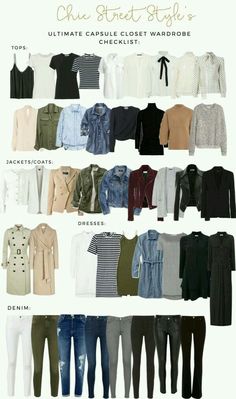 Closet Checklist, Ultimate Capsule Wardrobe, Capsule Wardrobe Ideas, Capsule Closet, Fashion Capsule Wardrobe, Closet Wardrobe, Wardrobe Capsule, Winter Leggings