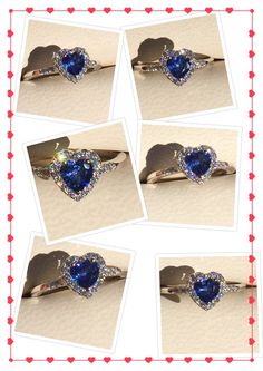 RINGS, Valentine's day Ring, Valentine's day gift, Diamond Proposal ring, Heart shape rings, Natural Blue Sapphire ring, Engagement ring by BridalRings on Etsy https://www.etsy.com/listing/267163143/rings-valentines-day-ring-valentines-day Heart Shaped Sapphire Rings For Formal Occasions, Blue Rings For Valentine's Day Formal Occasion, Heart Cut Halo Design Promise Ring, Heart Cut Promise Ring With Halo Design, Sapphire Promise Ring With Brilliant Heart Cut, Heart Cut Halo Promise Ring, Heart Cut Sapphire Promise Ring With Brilliant Cut, Anniversary Heart Cut Ring With Halo Design, Valentine's Day Sapphire Promise Ring In Fine Jewelry Style