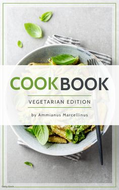 the cookbook vegetarian edition by amanda marcelllinus is on display in this photo