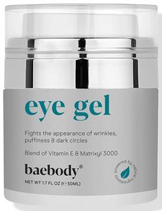 Amazon.com: Baebody Eye Gel (1.7 oz) Cooling Under Eye Cream For Dark Circles, Puffiness and Bags under Eyes, Eye Cream Anti Aging & Hydrating, Night Eye Cream - Beauty Gifts for Women : Beauty & Personal Care Drugstore Eye Cream, Eye Bag Cream, Best Makeup Brands, Retinol Moisturizer, Men's Skincare, It Makeup, Eye Cream For Dark Circles, Amazon Influencer, Collagen Cream