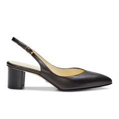 Emma Sling – Page EmptyDrop – Sarah Flint Sarah Flint, Italian Shoes, Leather Block Heels, Shoe Closet, Women's Flats, Womens Flats, Sling Backs, Leather Heels, My Fashion