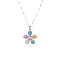 Elevate your style with our Mutlicolor Stone Flower Necklace. This cute and trendy piece features vibrant stones that add a pop of color to any outfit. Stand out from the crowd with this exclusive and luxurious necklace that is sure to turn heads. Luxurious Necklace, Flower Necklace, Silver Necklaces, Pop Of Color, Elevate Your Style, Color Pop, Stone, Silver, Color