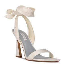 Kelsie Ankle Wrap Heeled Sandals - Nine West Hak Tinggi, Ankle Wrap Heels, Slip On Heels, Fun Shoes, Wrap Heels, Prom Jewelry, Winter Formal, Hannah Montana