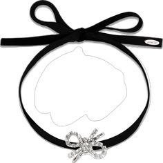 Elegant Bow Choker Jewelry, Chic Formal Jewelry With Decorative Bow, Adjustable Party Jewelry With Decorative Bow, Chic Formal Jewelry With Ribbon, Formal Jewelry With Black Ribbon, Adjustable Diamond Jewelry For Evening, Adjustable Bow Jewelry For Evening, Elegant Evening Necklaces With Ribbon, Silver Bow Jewelry For Evening