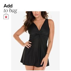 in stock Fitted Black V-neck Beach Dress, Elegant One-piece Mini Dress For Night Out, Elegant Short Sleeve V-neck Dress, Elegant Solid Mini Dress For Beach, Elegant Solid Color Mini Dress For Beach, Elegant V-neck Dress With Notched Neckline For Beach, Elegant Sleeveless Swim Dress For Party, Elegant Fitted Sleeveless Swim Dress, Elegant Beach Mini Dress