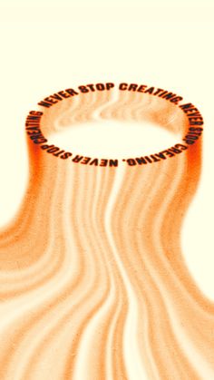 an abstract photo with the words writing stop creating waves