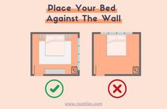 there are two beds in the same room and one is on the opposite side of the wall