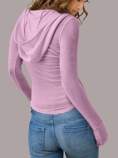 Stay cute and comfy with our GYPSY-Hooded Fitted Top. Perfect for casual outings, this top combines style and comfort seamlessly. Whether you're running errands or hanging out with friends, this top has got you covered. PRODUCT MEASUREMENTS (INCH) ⏹️ SIZE BUST WAIST HIPS SHOULDER LENGTH XS S 31.5 13.4 M 33.1 13.8 L 34.6 14.2 XL 1X 2X MATERIAL: 100% polyester Stretch: Slightly stretchy Care instructions: Machine wash cold. Tumble dry low Comfy Solid Color Spring Tops, Comfy Spring Tops, Comfortable Workout Tops For Fall, Comfortable Fall Workout Tops, Heather Athleisure Top For Fall, Sporty Heather Tops For Fall, Cozy Stretch Hoodie For Workout, Cozy Stretch Workout Hoodie, Comfortable Stretch Tops For Leisure