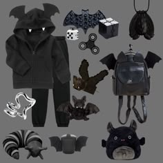 Image tagged with agere, sfw agere, age regression – @sticks-pics on Tumblr Girly Toys, Cute Wolf Drawings, Gothic Baby, Goth Baby, Baby Bats