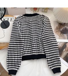 Style: commuting Size: one size Color: yellow, black Bow Sweater, Check Tops, Vintage Cardigan, Cardigan Tops, Winter Wear, Yellow Black, Cosplay Costumes, Halloween Costume, Round Neck