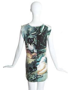 For Sale on 1stDibs - Vivienne Westwood, cotton jersey mini dress with a print of François Boucher''s painting of Daphnis and Chloe. Spring-Summer 1991 Summer Cotton Dress With Digital Print, Francois Boucher, Westwood Vivienne, Cotton Mini Dress, Makeup And Hair, Vivienne Westwood, Day Dresses, Chloe, Personal Style