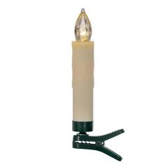 a lighted candle is shown on a white background