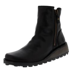 PRICES MAY VARY. Zip fastening on inner side Small rubber wedge heel Lining Microfiber Fly London, Womens Mid Calf Boots, Desert Boots, Ladies Of London, Calf Boots, Mid Calf Boots, Leather Ankle Boots, Ankle Booties, Mid Calf