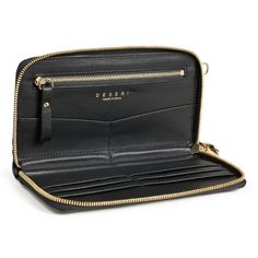 PARIS ZIPPERED WALLET BLACK – DESERI Trendy Travel Clutch Wallet, Leather Evening Bags With Card Slots, Chic Travel Wallets With Zipper Closure, Elegant Wallet With Zipper Pocket For Daily Use, Elegant Wallets With Zipper Pocket For Daily Use, Classic Travel Wallet On Chain In Clutch Style, Trendy Leather Clutch Wallet, Luxury Wallets With Interior Card Slots For Everyday, Chic Travel Pouch Wallets