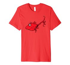 PRICES MAY VARY. Official Dr. Seuss Merchandise This premium t-shirt is made of lightweight fine jersey fabric Fit: Men’s fit runs small, size up for a looser fit. Women’s fit is true to size, order usual size. One Fish Two Fish, Two Fish, One Fish, Red Fish, Fit Men, Dr Seuss, Branded T Shirts, Jersey Fabric, Top Styles