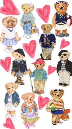 Look Wallpaper, Teddy Bear Wallpaper, Iphone Wallpaper Photos, Phone Wallpaper Patterns, Pinturas Disney, Polo Bear, Art Wallpaper Iphone, Bear Wallpaper