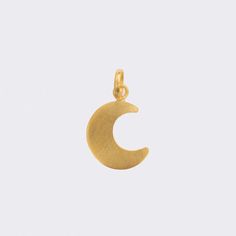 Simple sterling silver crescent moon charm. A great addition to your charm collection. -approx. 1/2" long-PJ1437 Symbolic Nickel-free Crescent Jewelry, Silver Moon Charm Pendant, Sterling Silver Moon Charm Round Pendant Necklace, Sterling Silver Round Pendant Charm Necklace With Moon Charm, Everyday Moon Charm Necklaces, Everyday Crescent Moon Charm Necklaces, Gold Sterling Silver Moon Charm, Sterling Silver Round Pendant With Moon Charm, Sterling Silver Crescent Necklace With Charms