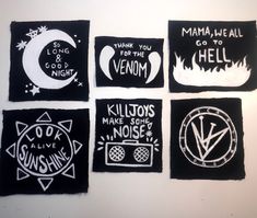 HANDPAINTED MY CHEMICAL ROMANCE PATCHES for battle vests, patch jackets, and crust pants! patches range in sizes from 3x4 to 5x5 (inches) give our Instagram page a follow: @thesparksco https://www.instagram.com/thesparksco Crust Pants Patches, Punk Ideology, Trash Jacket, Emo Patches, Punk Patches Ideas, Pants Patches, Anime Patches, Patches Ideas