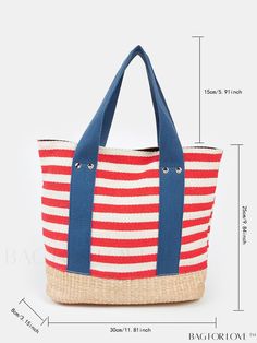 BagForLove - Stylish Striped Beach Tote - Fashionable, Lightweight, and Versatile for Daily Shopping Product Description Color Multicolor Type Square Bag Bag Size Medium Pattern Type Striped Composition 100% Polyester Material Polyester Size Chart INCH CM Strap Length Bag Length Bag Width Bag Height Handle Height 0 inch 11.8 inch 3.1 inch 9.8 inch 5.9 inch Strap Length Bag Length Bag Width Bag Height Handle Height 0 cm 30 cm 8 cm 25 cm 15 cm Details Pictures Similar Products h2 { text-align: center; } /* æ¢è¡ */ li{ white-space: normal; word-break: break-all; word-wrap: break-word; } .red-box { width: 100%; display: flex; flex-direction: row; flex-wrap: wrap; justify-content: center; } .red-box > div { width: 190px; height: 250px; margin: 10px; } .red-box > div > a > img { width: 190px; Striped Summer Bags For Daily Use, Striped Straw Bag For Travel, Striped Beach Bag For Everyday Summer Use, Striped Travel Bags For Summer, Summer Striped Shoulder Bag For Everyday, Casual Striped Rectangular Straw Bag, Summer Everyday Use Striped Shoulder Bag, Casual Striped Straw Bag, Striped Straw Bag For Summer Daily Use