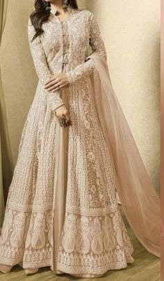 अनारकली सूट, डिजाइनर कपड़े, Gaun Fashion, Salwar Kamiz, Long Dress Design, Pakistani Fancy Dresses