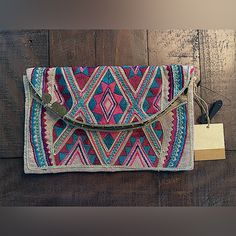 Limited Edition Bohemian Clutch Nwt Bohemian Clutch Bag For Daily Use, Bohemian Clutch Shoulder Bag For Travel, Bohemian Style Clutch Shoulder Bag For Travel, Bohemian Clutch Bag, Bohemian Clutch With Removable Pouch For Daily Use, Bohemian Shoulder Bag Clutch For Travel, Bohemian Crossbody Clutch For Travel, Bohemian Crossbody Clutch For Everyday, Bohemian Multicolor Pouch For Everyday Use