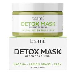 Teami Detox Mask Green Tea Blend Reveal Your Skin's True, Natural Glow! Our Mineral-Rich Green Tea Detox Mask Will Be A Must-Have In Your Self-Care Routine! Made With Organic Matcha Green Tea, Lemongrass, And Bentonite Clay, We Formulated This Natural Detoxifying Mask To Rid Pores Of Impurities While Replenishing The Skin With Necessary Superfood Nutrients. You'll Be Wowed By The Powerful Yet Gentle Ability Of This Detox Mask To Leave Your Skin Feeling Soft, Clean, And Renewed. Perfect For All S Mask Green Tea, Best Peel Off Mask, Green Tea Face Mask, Green Tea Detox, Avocado Mask, Organic Matcha, Body Washes, Bentonite Clay, Skin Care Mask