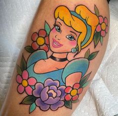 Cinderella Tattoo Ideas, Rock Tattoo, Key Tattoo, Sweet Tattoos, Family Tattoo, Cartoon Tattoos, Tattoo Design Ideas, Ink Design