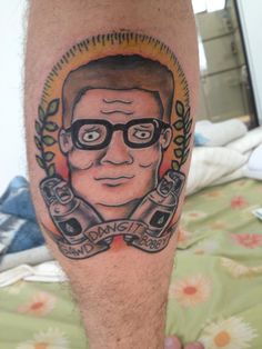 Hank Hill forever King Of The Hill Tattoo, Hill Tattoo, Hank Hill, King Of The Hill, Music Things, The Hill, Tattoo Style, Flash Tattoo, San Antonio