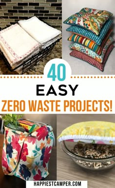 the top ten easy zero waste projects