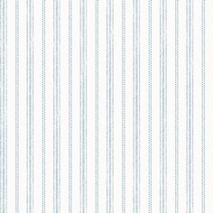 a white and blue striped wallpaper pattern