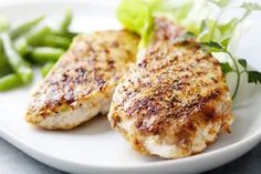 the recipe for grilled chicken dijon is shown