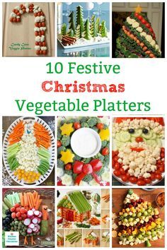 10 festive christmas vegetable platters