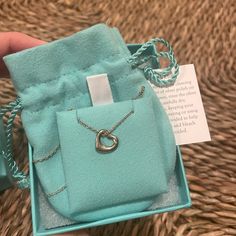 Never Worn - Still Has Original Box, Bag, And Care Tag. Since It Has Packaging It Would Be An Excellent Gift For Christmas / Hannukah / Valentine’s Day / Birthday! Sterling Silver From Tiffany’s Elsa Peretti Line. Retails For $375. 16 Inch Silver Chain. Tiffany And Co Jewelry Valentines Day, Small Necklaces, Jewelry Tiffany, Small Necklace, Tiffany Jewelry, Elsa Peretti, Tiffany Co Jewelry, Care Tag, Open Heart