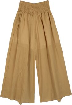 A smooth palazzo pants in a smooth beige color that you can wear every season.  These loose-fitting pants are extremely comfortable and are made of lightweight cotton fabric. #tlb #SplitSkirtsPants #vacationclothing #WideLegPants #BeigePants #HippiePants Beige Cotton Wide Leg Pants, Neutral Cotton Wide Leg Pants, Neutral Cotton Wide Leg Ankle-length Pants, Beige Cotton Wide Leg Full-length Pants, Beige Cotton Wide Leg Full Length Pants, Ankle-length Neutral Wide Leg Cotton Pants, Beige Wide Leg Harem Pants For Loungewear, Beige Cotton Full Length Wide Leg Pants, Loosely Fitted Beige Cotton Wide Leg Pants