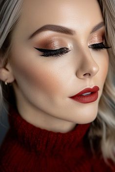 makeup mistakes#bridalmakeup#prommakeup#partymakeup#eyemakeup#lipsticks# Soft Romantic Makeup, Sultry Eyes, Special Occasion Makeup, Romantic Makeup, Red Lip Color, The Perfect Date