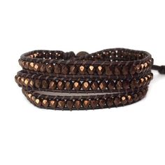 "This is a beautiful brown Bohemian beaded wrap bracelet and it would make the perfect Valentines Day gift for that special person in your life. If you're looking for a brown wrap bracelet to complete your favorite outfit you can't go wrong with this wrap bracelet. It is comfortable enough to wear all day at work and leave it on for a night out. You'll never want to take it off. This wrap bracelet is made with top quality leather cord and Czech glass beads in dark bronze. This bracelet measures Adjustable Brown Wrap Bracelet, Adjustable Rustic Brown Wrap Bracelet, Vintage Brown Adjustable Wrap Bracelet, Adjustable Brown Multi-strand Wrap Bracelet, Bohemian Brown Hand-strung Wrap Bracelet, Bohemian Wrap, Oil Diffuser Bracelet, Essential Oil Diffuser Bracelet, Diffuser Bracelets