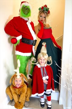 LTK Diy Whoville Costumes, Diy Whoville, Whoville Party, Christmas Grinch Party, Whoville Costumes, Christmas Costumes Diy, Grinch Halloween, Grinch Whoville, Grinch Ideas