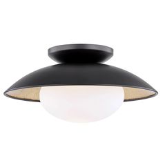 a black and white light fixture on a white background