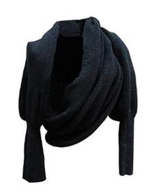 PRICES MAY VARY. ☆☆Women Warm Scarf: This women scarf has a simple and fashionable appearance design, which can be paired with various winter clothing and is suitable for various holidays. There can be different ways to tie a scarf, which is easy to wear and achieve comprehensive warmth ☆☆Soft and Quality Material: This winter women scarf is durable, wear resistant, skin friendly, breathable, soft and comfortable to the touch, made firmly, and not easily loose. It will not harm the skin, easy to Gothic Fits, Scarf With Sleeves, Winter Outfits Snow, Sweaters Dress, Layering Techniques, Cape Shawl, Shawl Sweater, Red Dog, Large Scarf