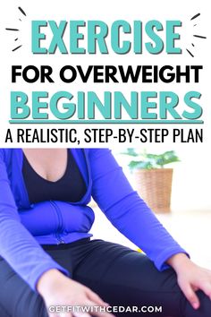 exercise for overweight beginners Easy Workouts For Beginners, Exercise For Beginners, Workout Routines For Beginners, Workouts For Beginners, Fitness Home, Exercise Plan, Beginner Workout, Exercise Routine, Lose 50 Pounds