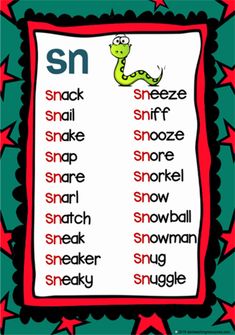 a poster with the words sn and snake in red, white and green stars